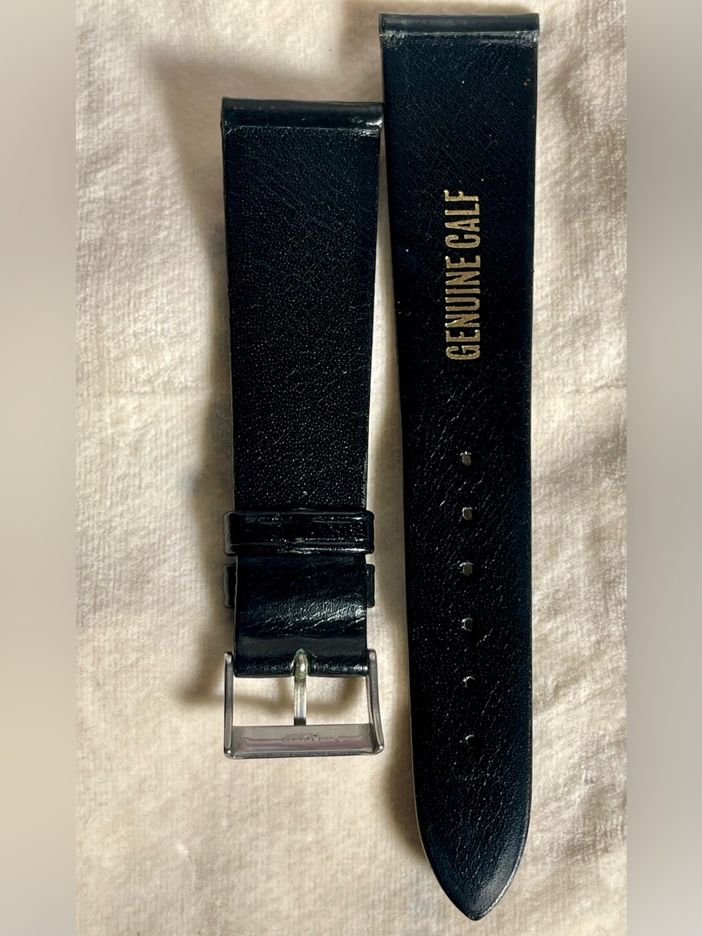 Genuine Leather Quality Supple Watch Strap 20 mm Lug Width Very Good Condition